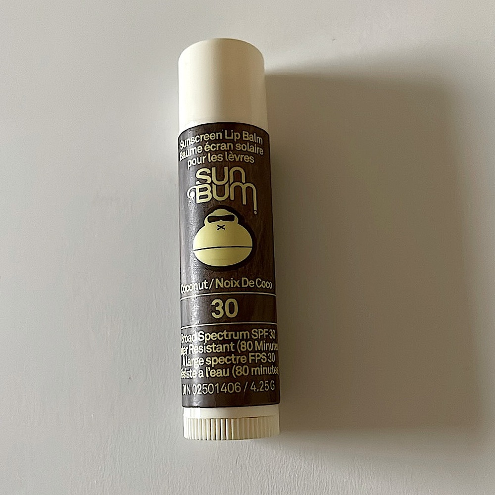 Bundle 5/$25☀️ NEW SUN BUM SPF 30 SUNSCREEN LIP BALM COCONUT